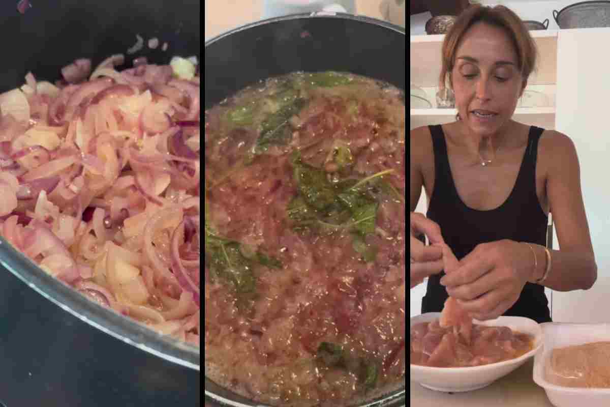 fasi della preparazione delle cotolette di Benedetta Parodi