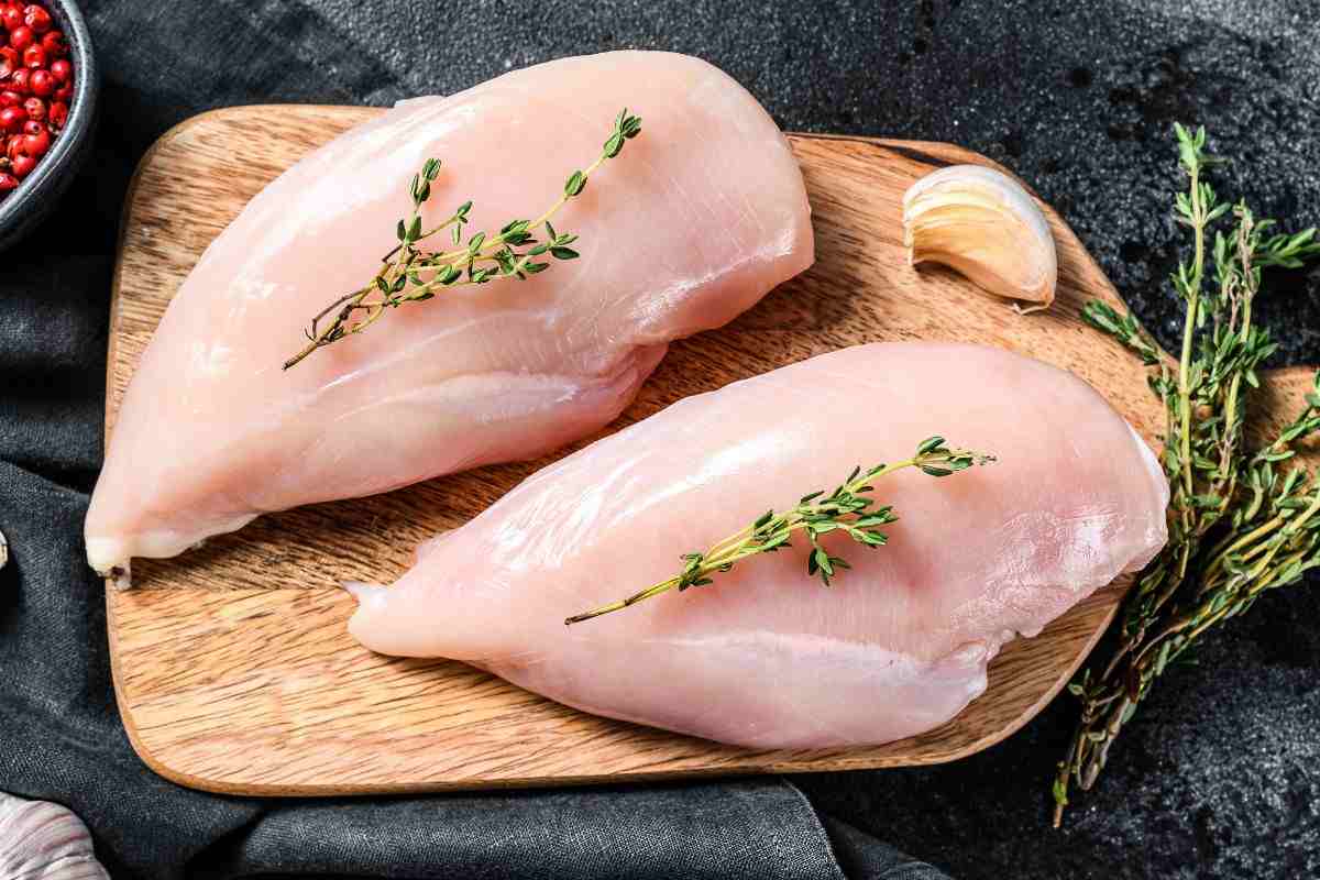 Petto di pollo da cuocere