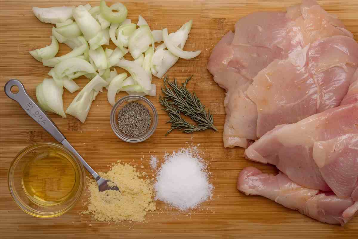 Gli ingredienti delle cotolette in carpione