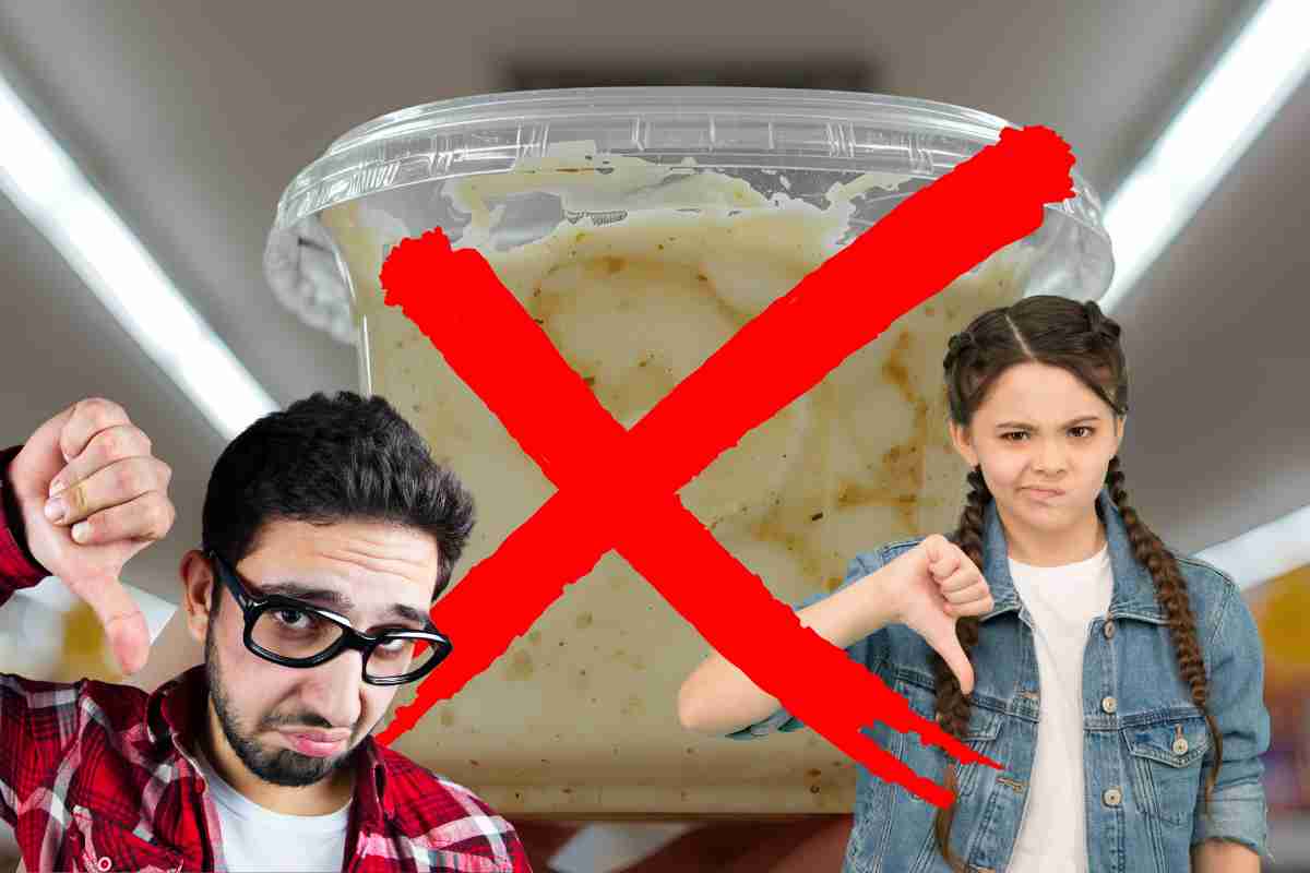 Persone indicano di non acquistare quella besciamella