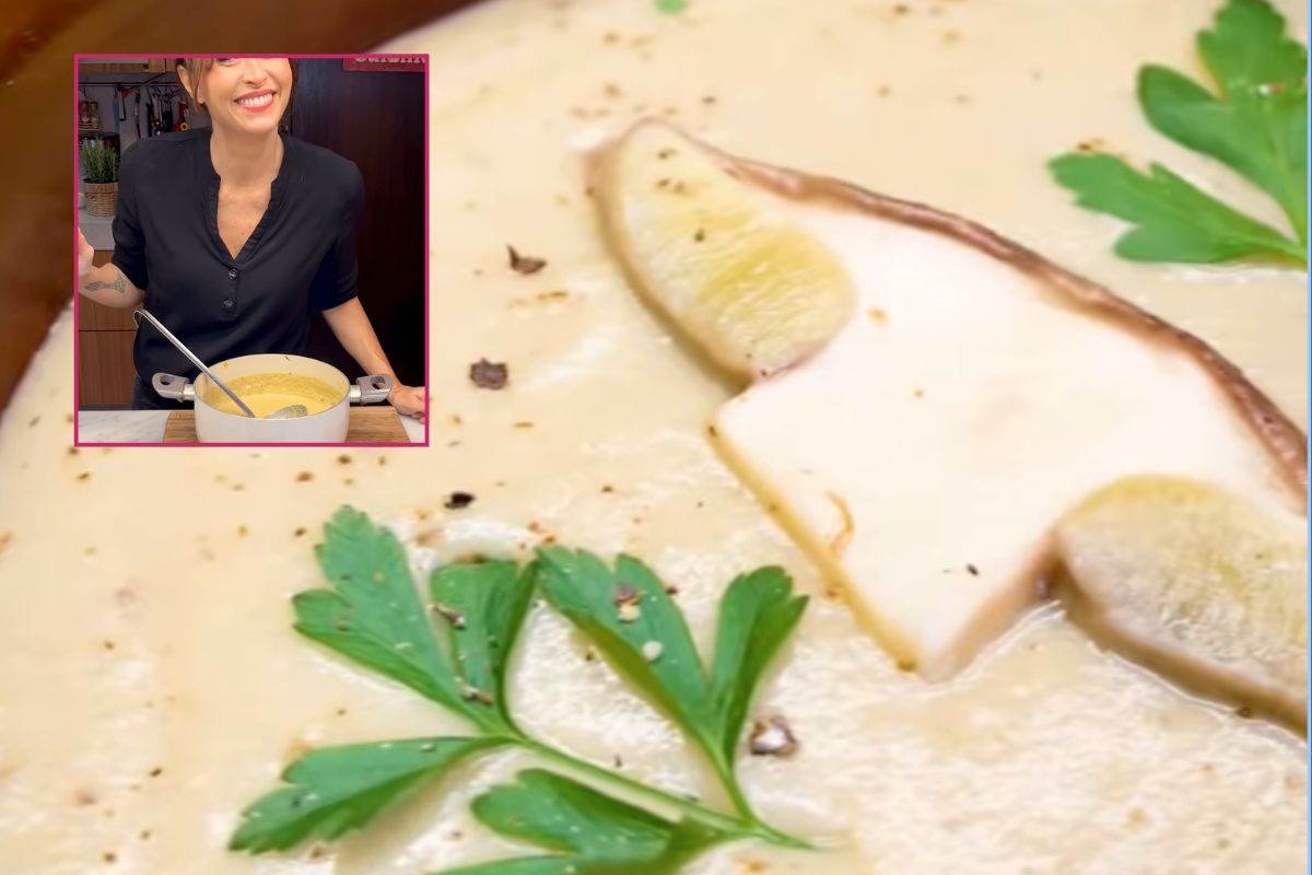 vellutata funghi porcini e patate