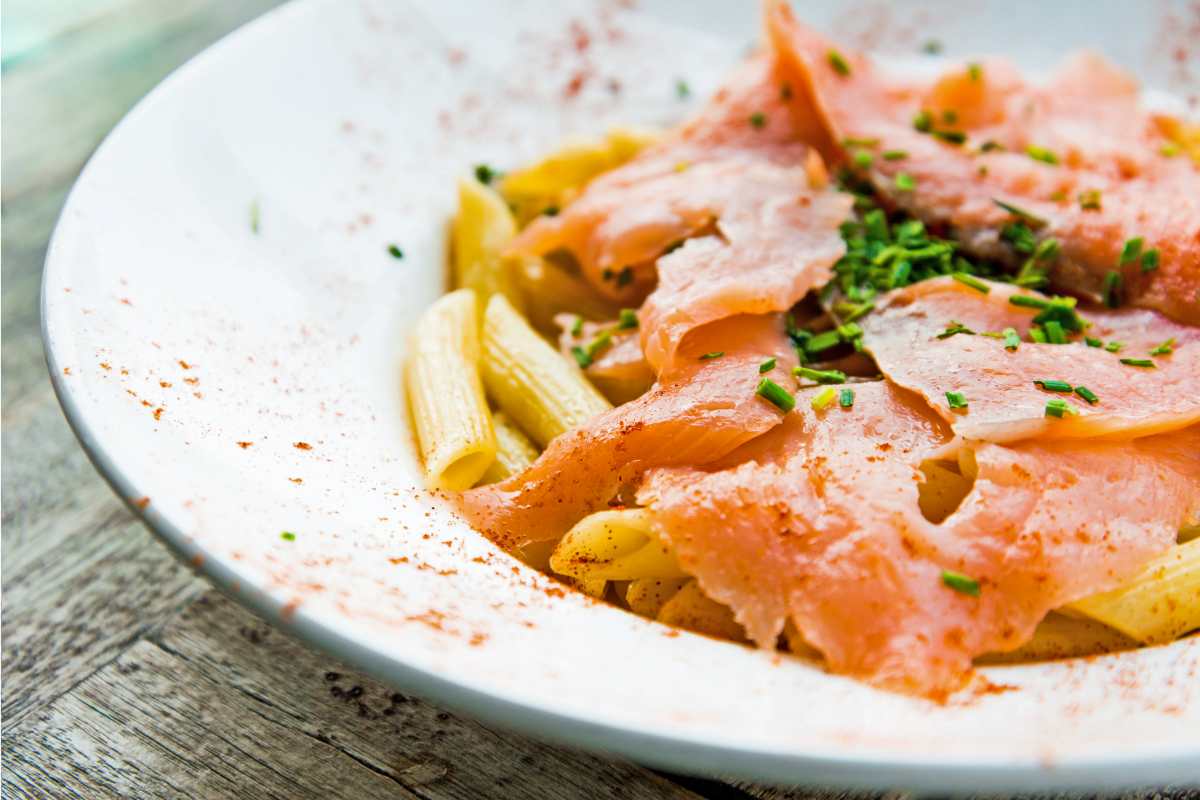 Pasta al salmone