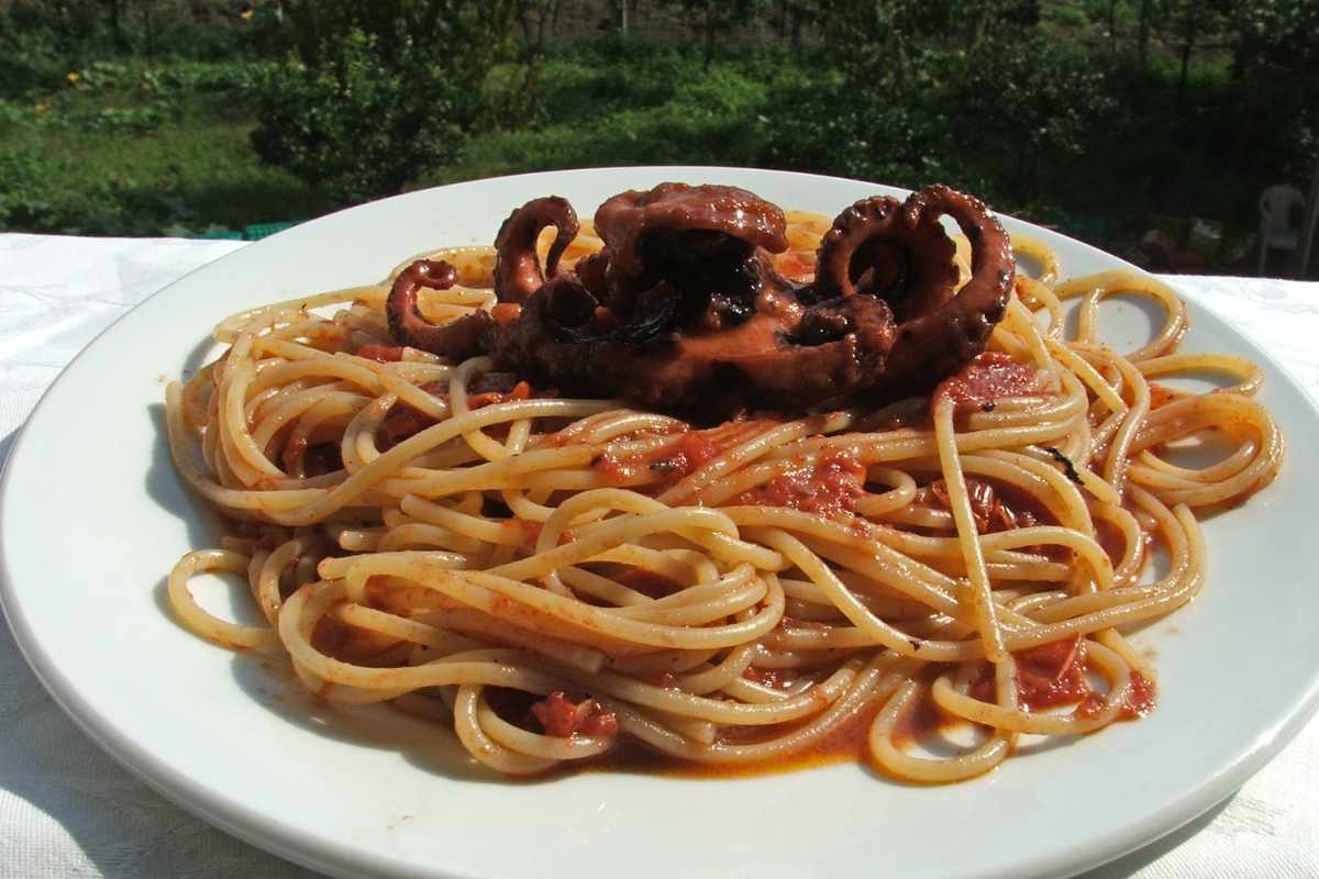 Spaghetti al polpo