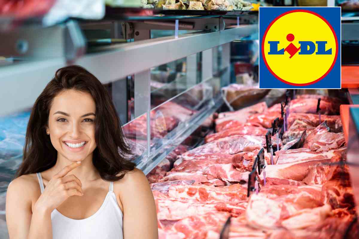 carne logo lidl donna sorridente