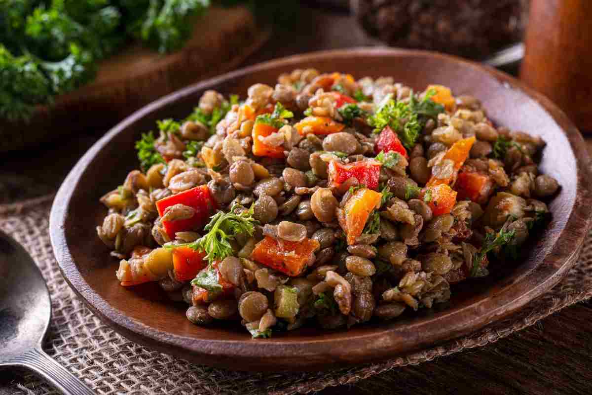 insalata di lenticchie