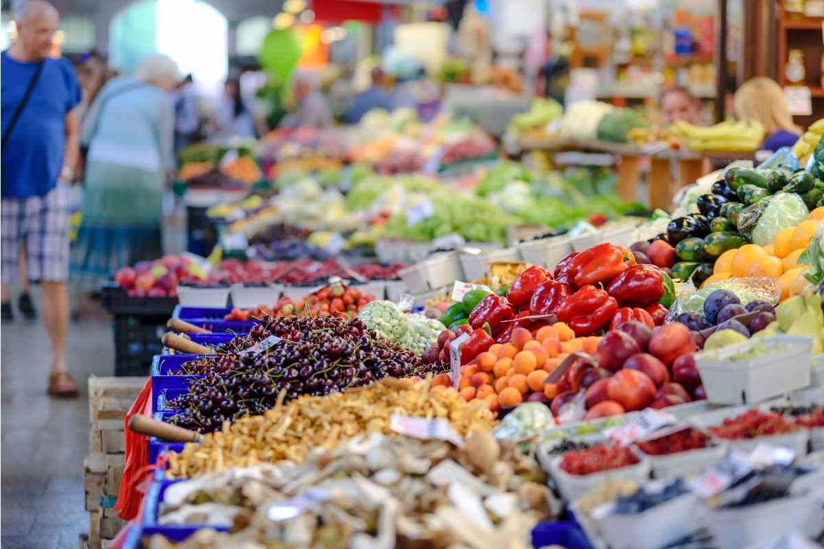banconi del mercato