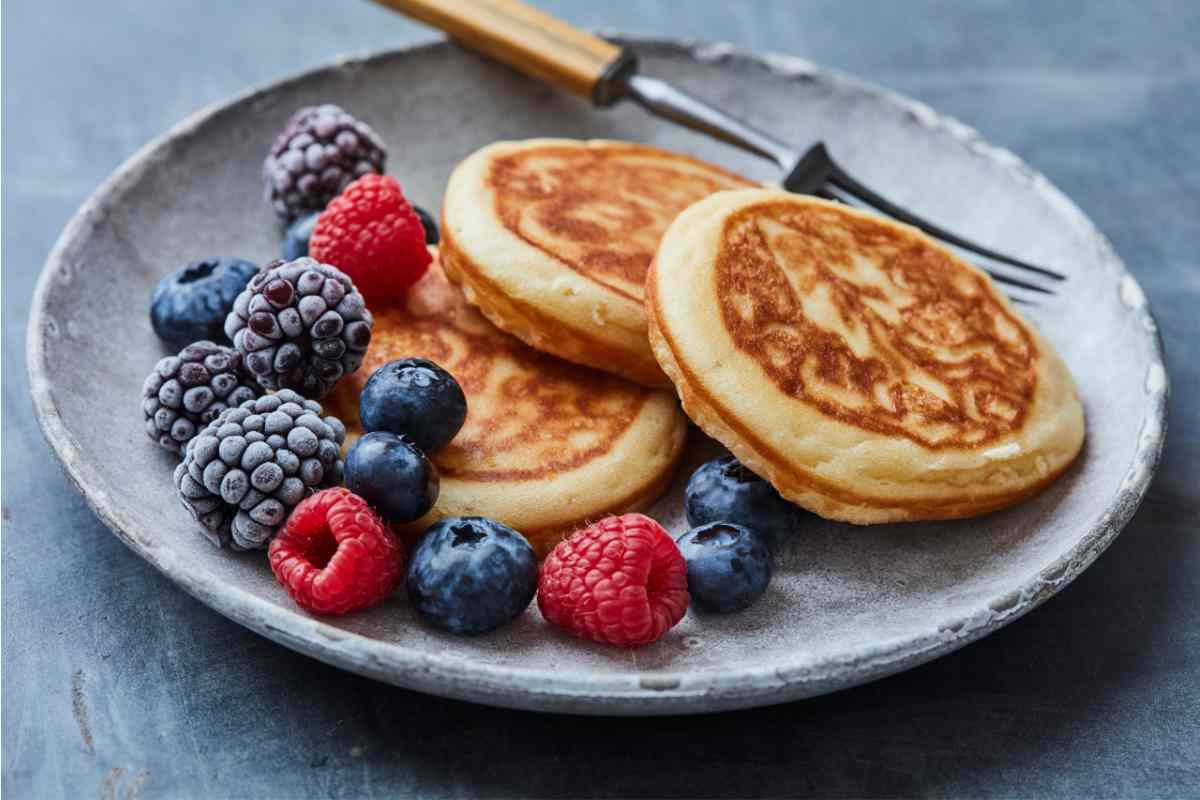 pancake con frutta