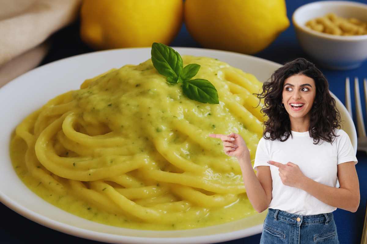 pasta pesto limone donna indica