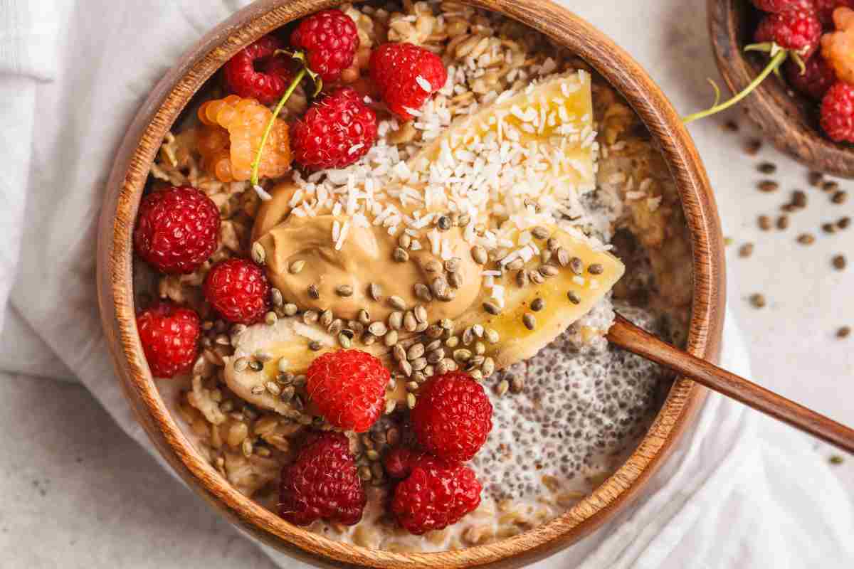 porridge rutta semi chia arachidi
