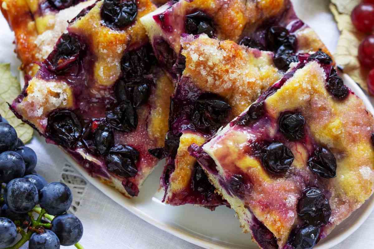 schiacciata con l'uva
