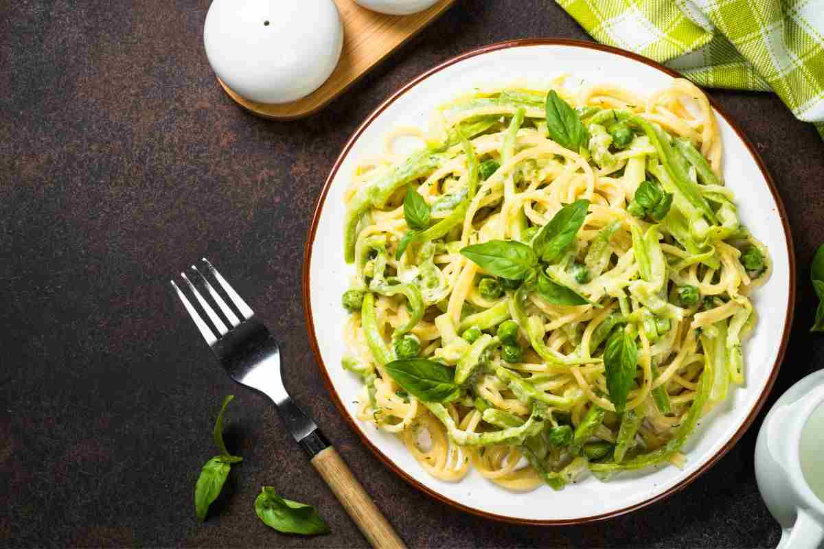 Spaghetti al basilico